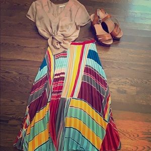 Fun midi skirt!